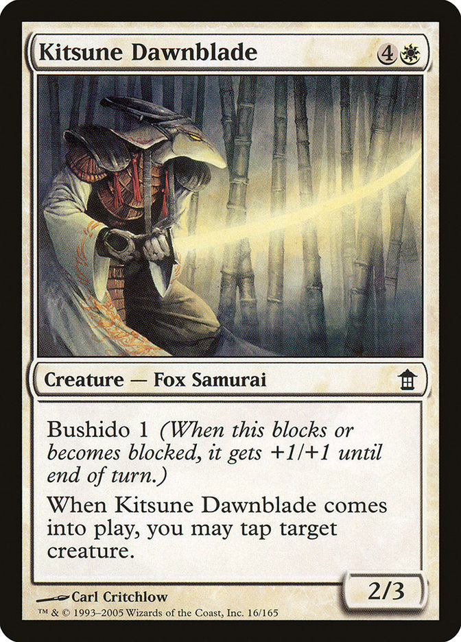 Kitsune Dawnblade [Saviors of Kamigawa] | Gamer Loot