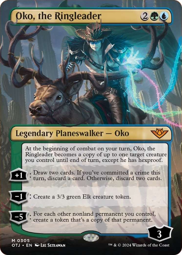 Oko, the Ringleader (Borderless) [Outlaws of Thunder Junction] | Gamer Loot