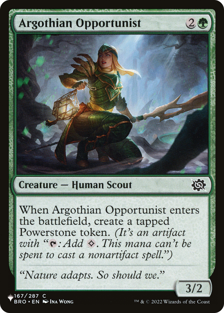 Argothian Opportunist [The List Reprints] | Gamer Loot