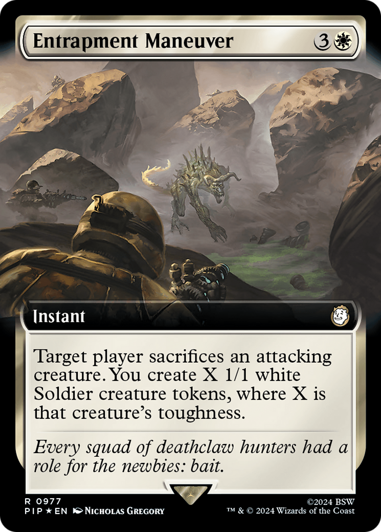 Entrapment Maneuver (Extended Art) (Surge Foil) [Fallout] | Gamer Loot