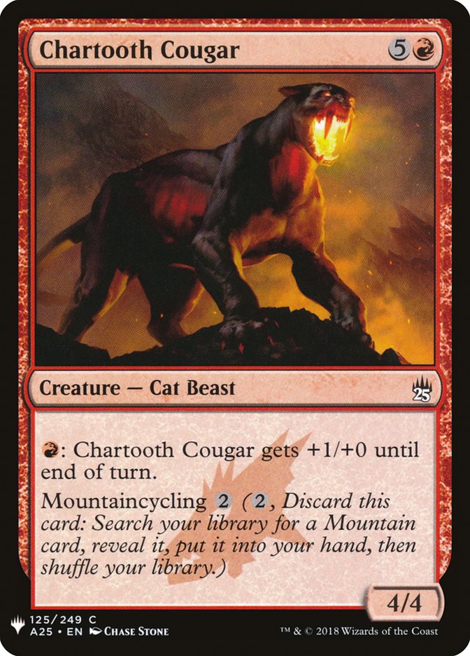 Chartooth Cougar [Mystery Booster] | Gamer Loot