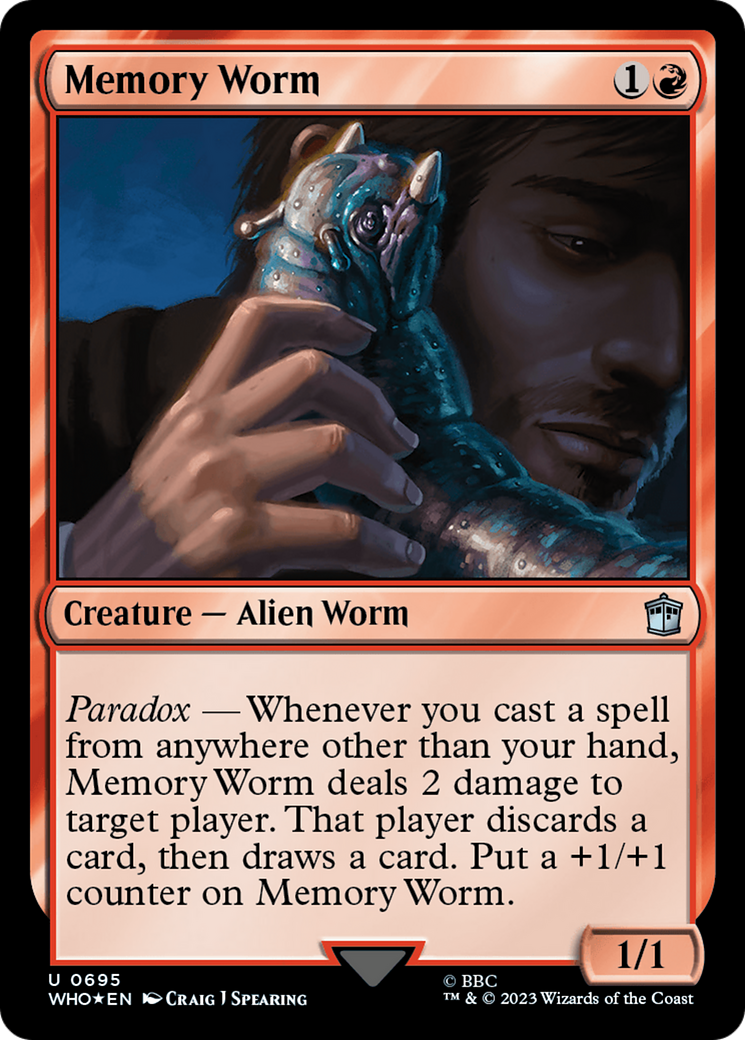 Memory Worm (Surge Foil) [Doctor Who] | Gamer Loot
