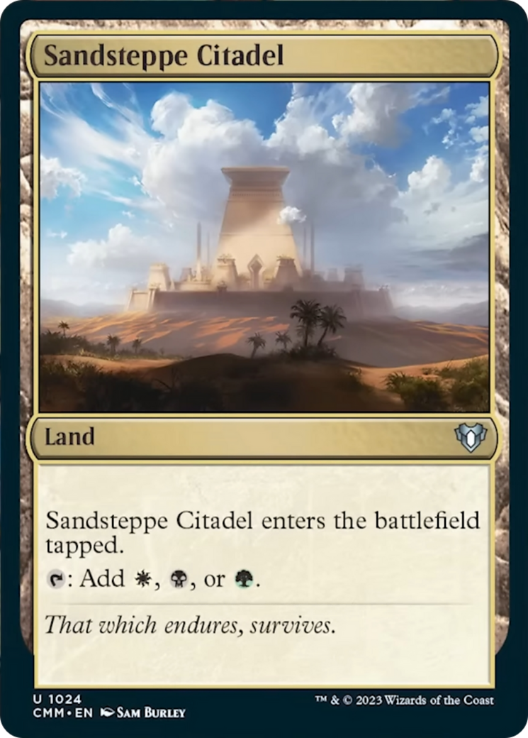 Sandsteppe Citadel [Commander Masters] | Gamer Loot