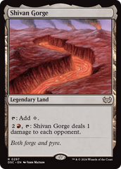 Shivan Gorge [Duskmourn: House of Horror Commander] | Gamer Loot