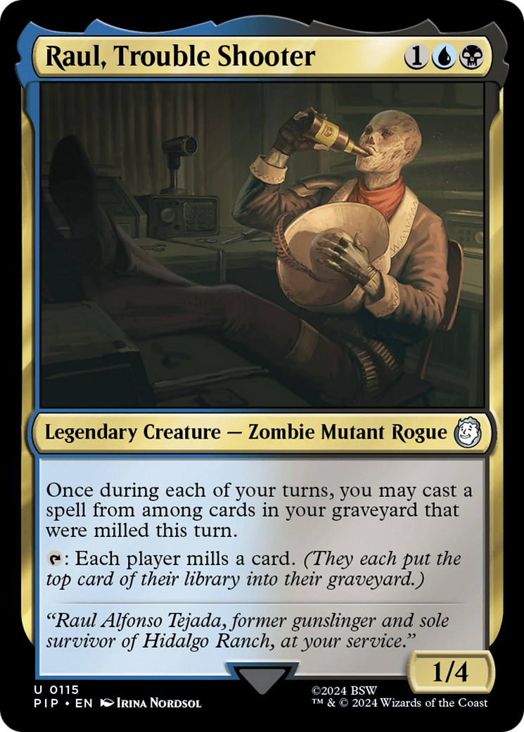Raul, Trouble Shooter [Fallout] | Gamer Loot