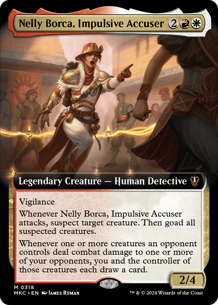 Nelly Borca, Impulsive Accuser (Extended Art) [Murders at Karlov Manor Commander] | Gamer Loot