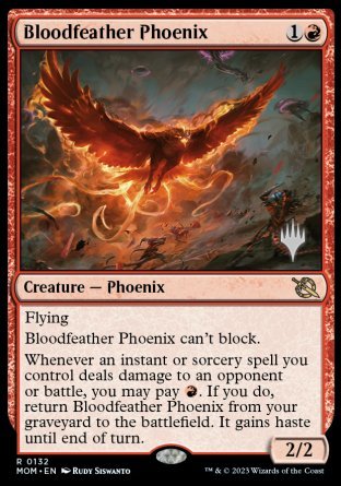 Bloodfeather Phoenix (Promo Pack) [March of the Machine Promos] | Gamer Loot