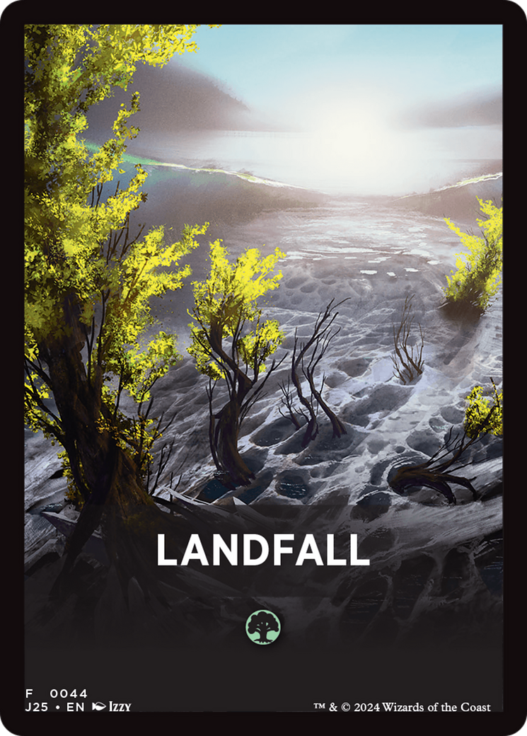 Landfall Theme Card [Foundations Jumpstart Front Cards] | Gamer Loot