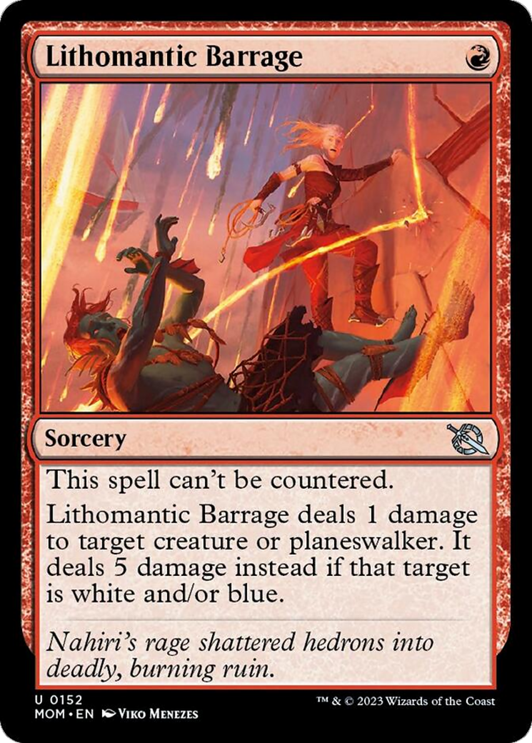 Lithomantic Barrage [March of the Machine] | Gamer Loot