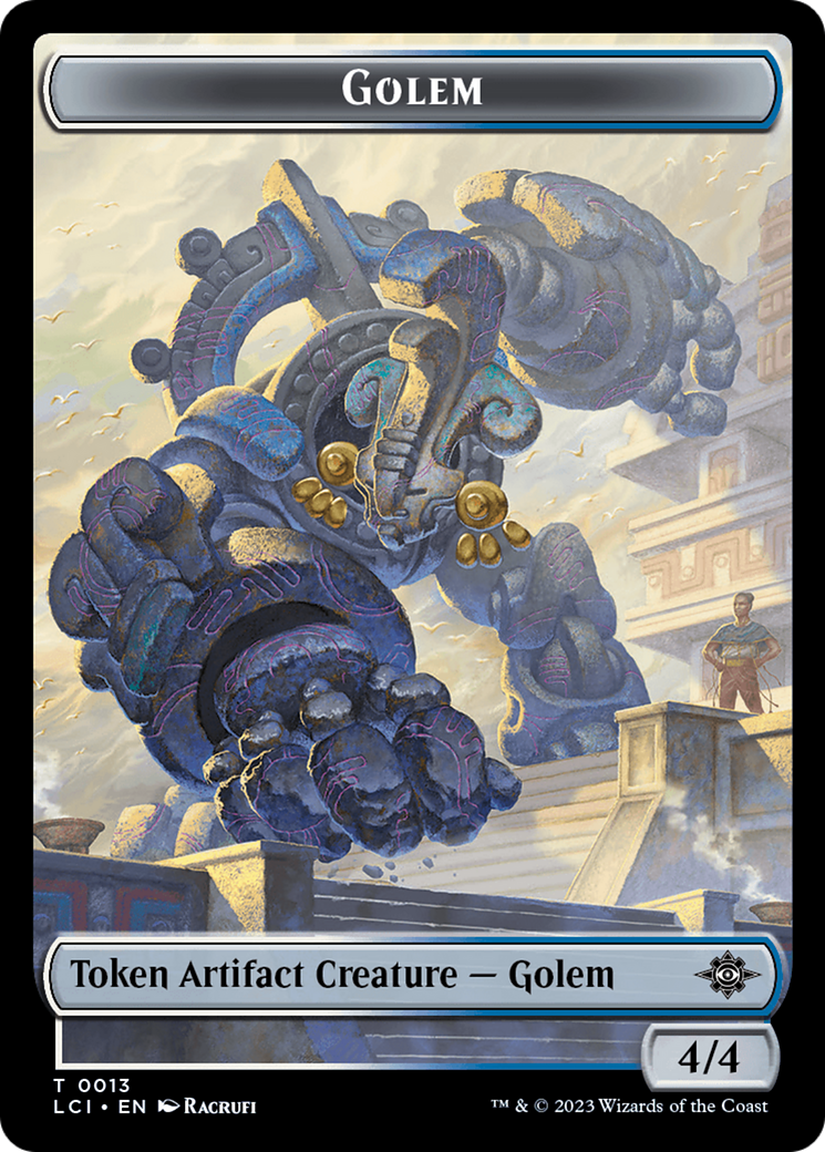 Golem Token [The Lost Caverns of Ixalan Tokens] | Gamer Loot