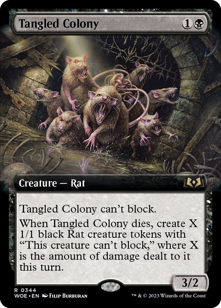 Tangled Colony (Extended Art) [Wilds of Eldraine] | Gamer Loot