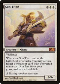 Sun Titan (M11) [Oversize Cards] | Gamer Loot