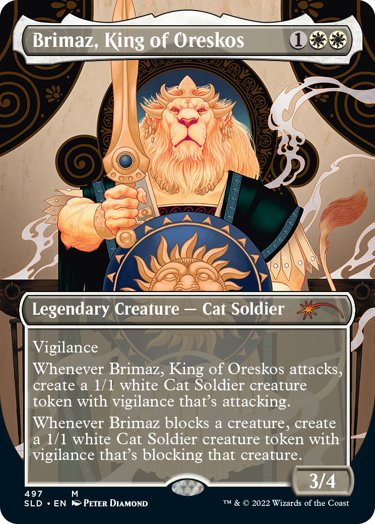 Brimaz, King of Oreskos (Borderless) [Secret Lair Drop Series] | Gamer Loot