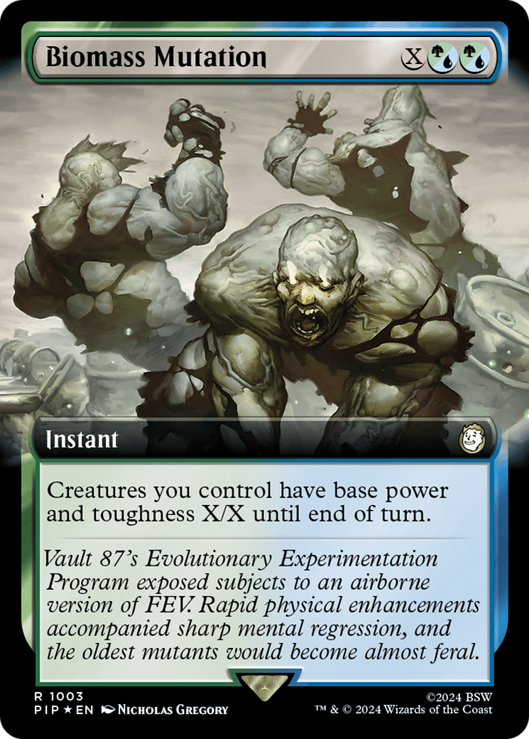 Biomass Mutation (Extended Art) (Surge Foil) [Fallout] | Gamer Loot