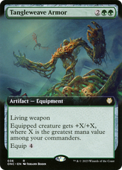 Tangleweave Armor (Extended Art) [Phyrexia: All Will Be One Commander] | Gamer Loot