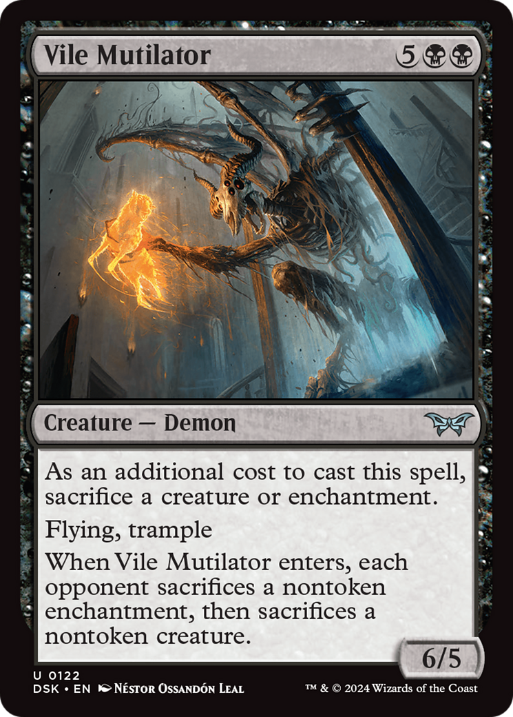 Vile Mutilator [Duskmourn: House of Horror] | Gamer Loot