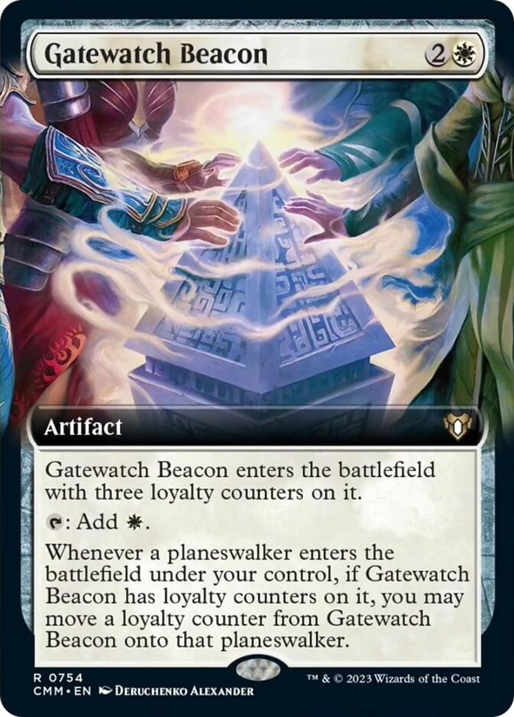 Gatewatch Beacon (Extended Art) [Commander Masters] | Gamer Loot