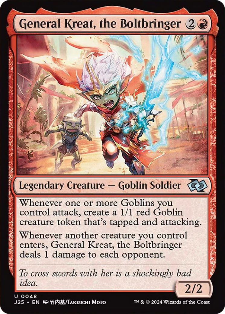 General Kreat, the boltbringer [Foundations Jumpstart] | Gamer Loot