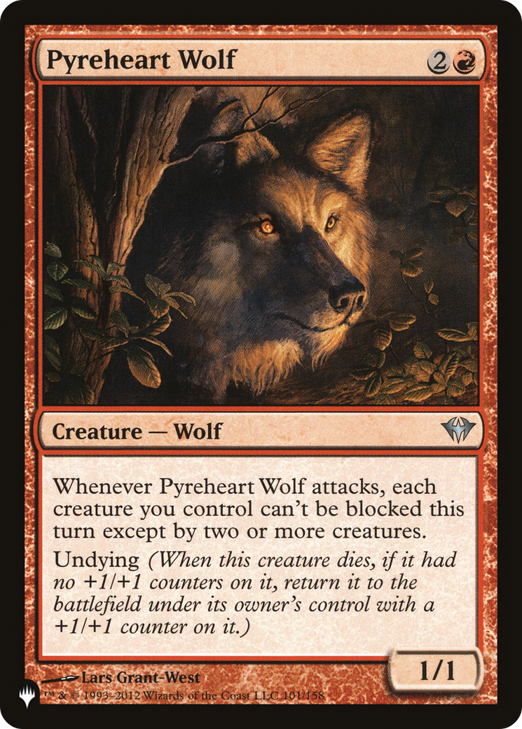 Pyreheart Wolf [The List Reprints] | Gamer Loot