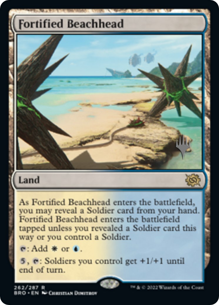 Fortified Beachhead (Promo Pack) [The Brothers' War Promos] | Gamer Loot