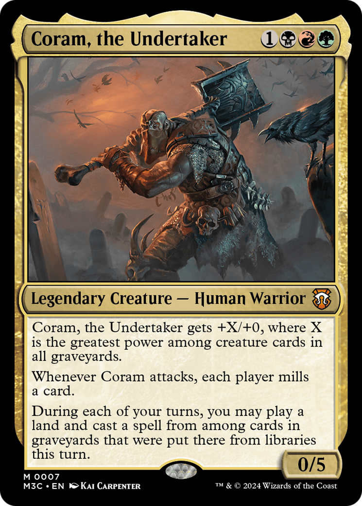 Coram, the Undertaker [Modern Horizons 3 Commander] | Gamer Loot