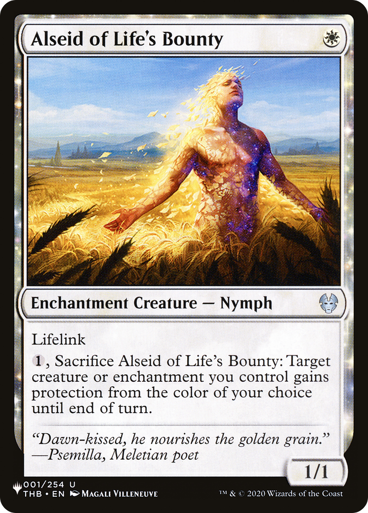 Alseid of Life's Bounty [The List Reprints] | Gamer Loot