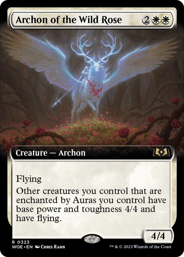 Archon of the Wild Rose (Extended Art) [Wilds of Eldraine] | Gamer Loot