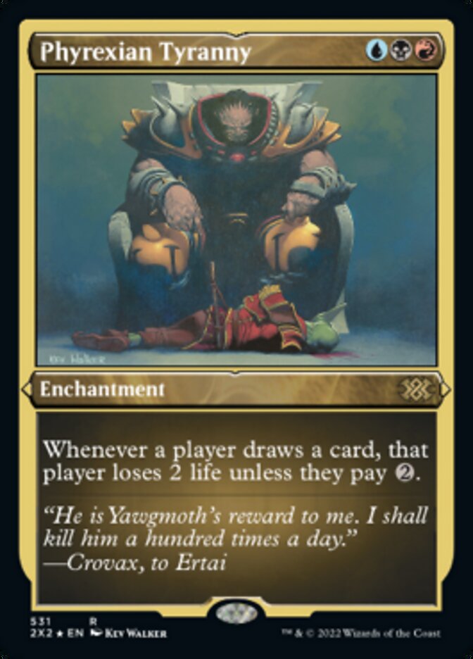 Phyrexian Tyranny (Foil Etched) [Double Masters 2022] | Gamer Loot