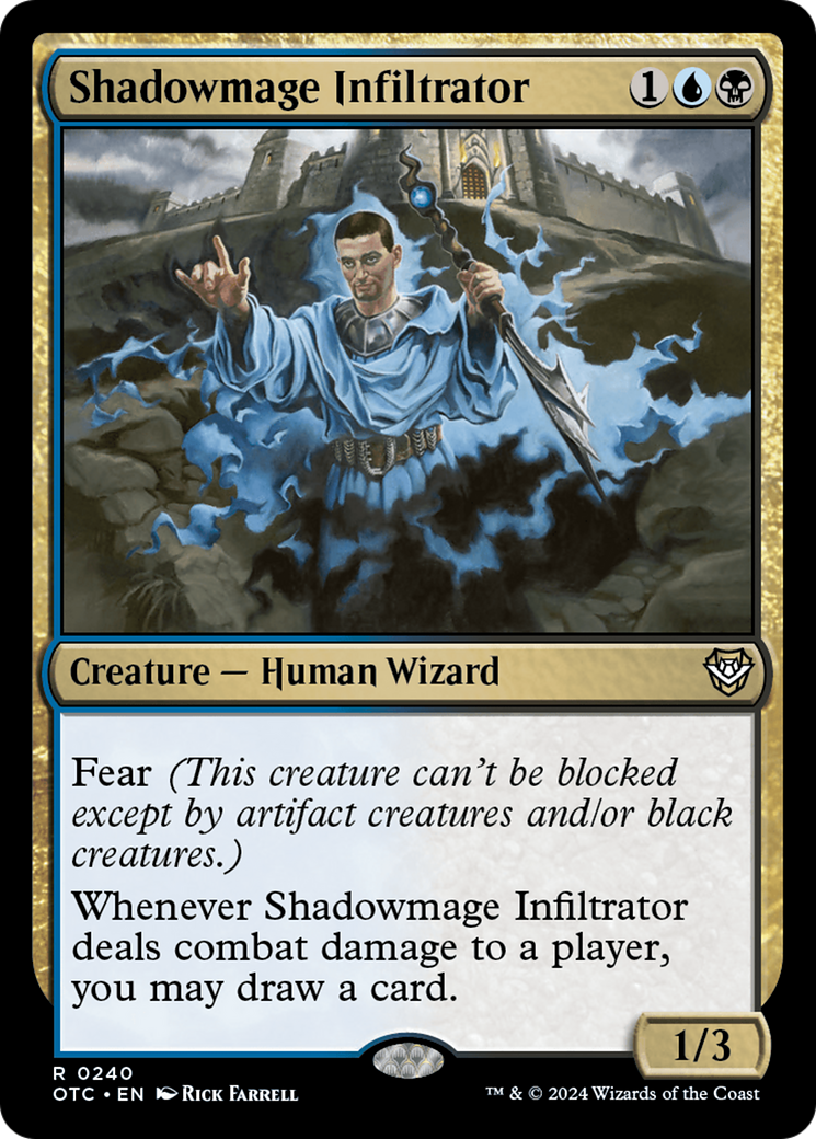 Shadowmage Infiltrator [Outlaws of Thunder Junction Commander] | Gamer Loot