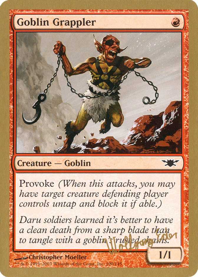 Goblin Grappler (Wolfgang Eder) [World Championship Decks 2003] | Gamer Loot