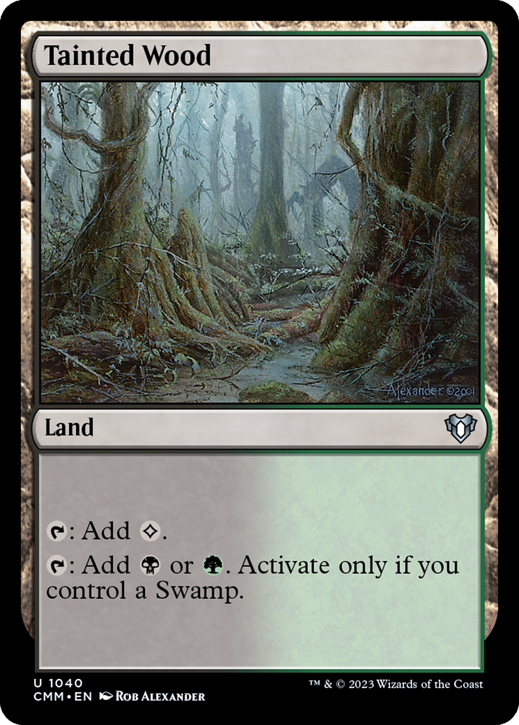 Tainted Wood [Commander Masters] | Gamer Loot