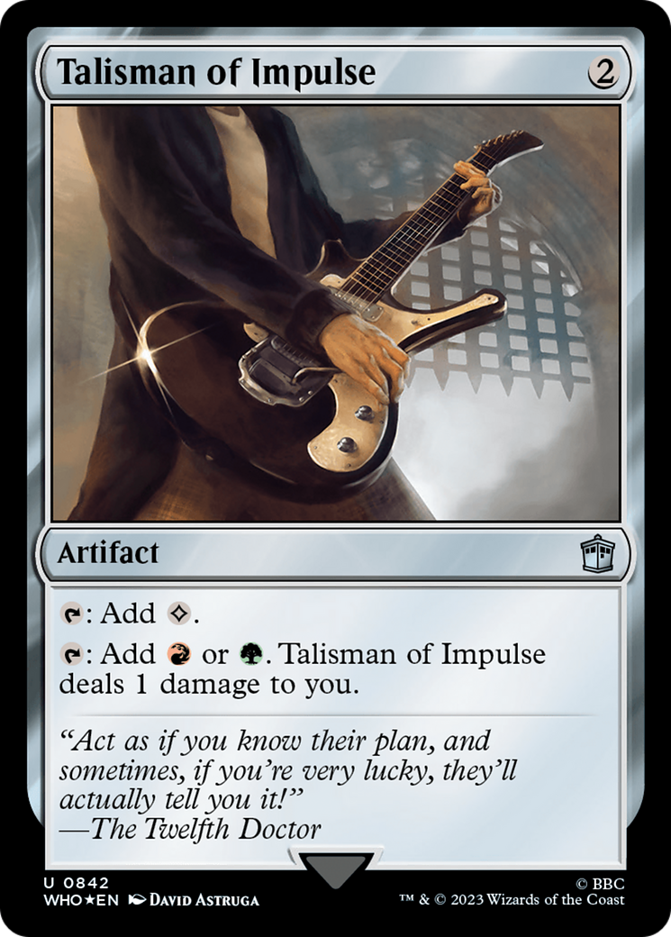 Talisman of Impulse (Surge Foil) [Doctor Who] | Gamer Loot