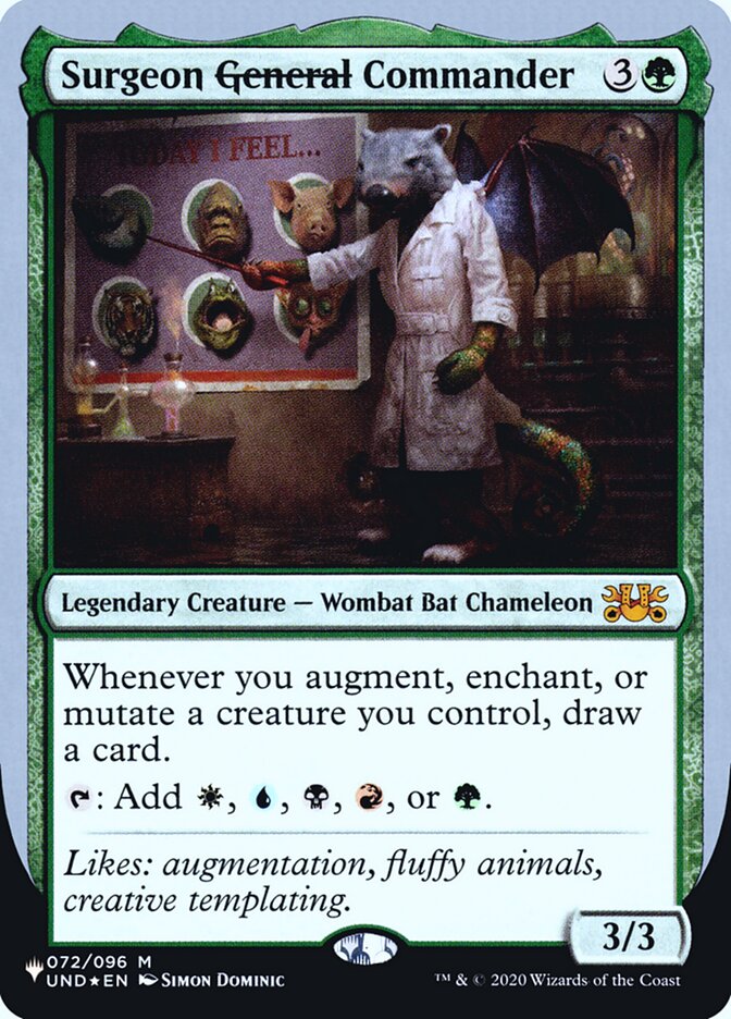 Surgeon General Commander (Unfinity Foil Edition) [The List] | Gamer Loot