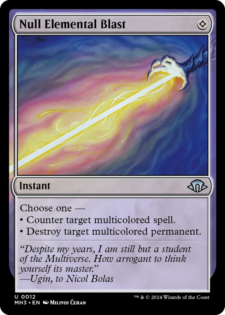 Null Elemental Blast [Modern Horizons 3] | Gamer Loot