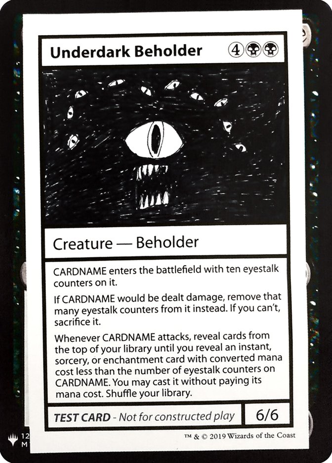 Underdark Beholder [Mystery Booster Playtest Cards] | Gamer Loot