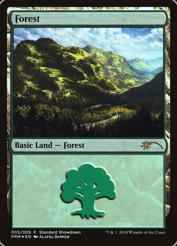 Forest (Alayna Danner) [Standard Showdown Promos] | Gamer Loot