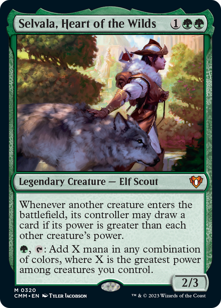 Selvala, Heart of the Wilds [Commander Masters] | Gamer Loot