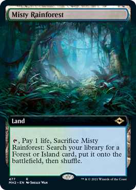 Misty Rainforest (Extended Art) [Modern Horizons 2] | Gamer Loot