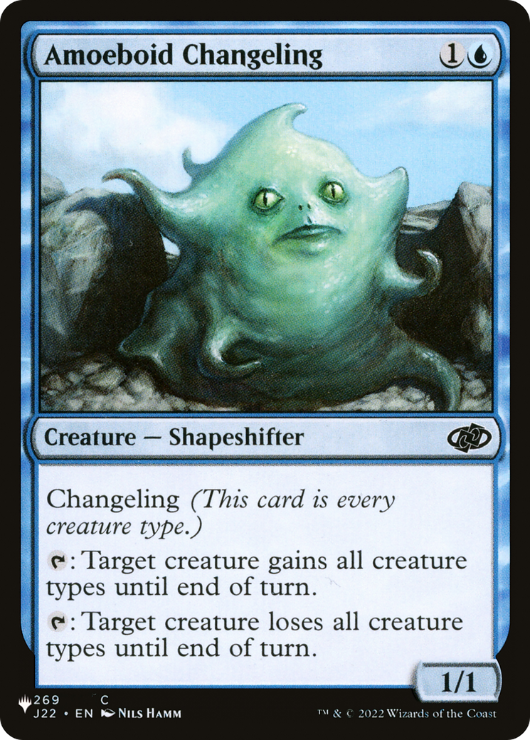 Amoeboid Changeling (J22) [The List Reprints] | Gamer Loot