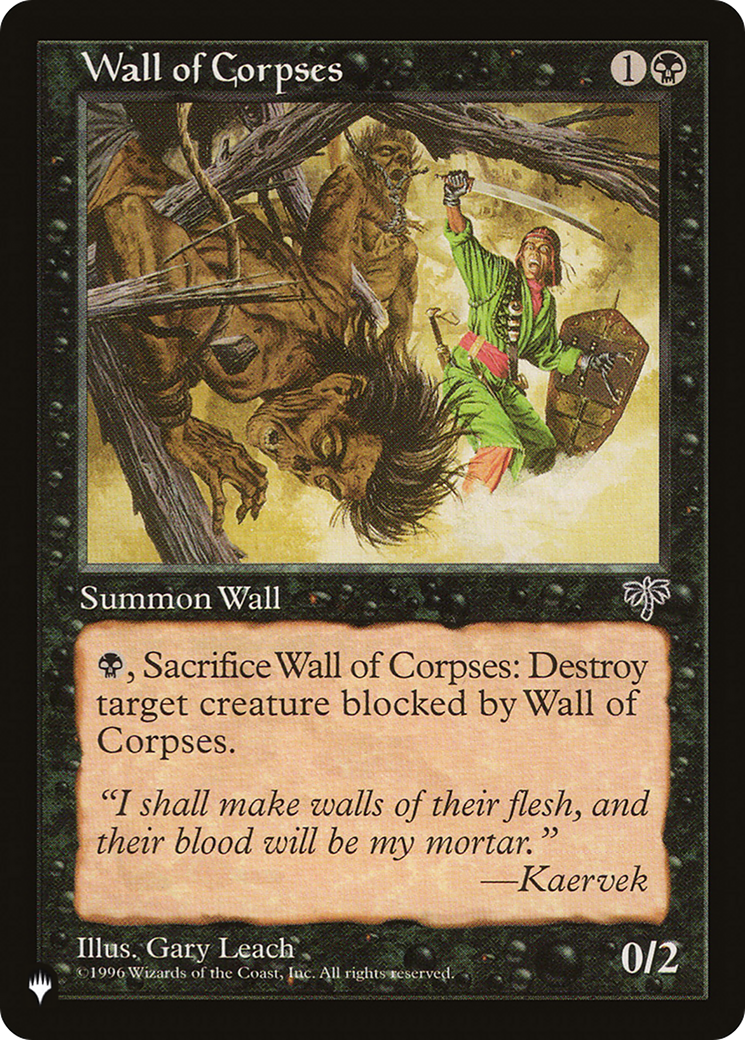 Wall of Corpses [The List Reprints] | Gamer Loot