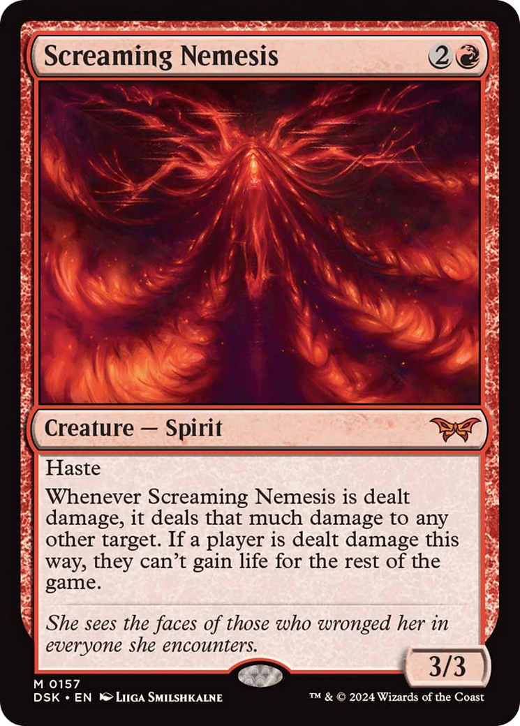 Screaming Nemesis [Duskmourn: House of Horror] | Gamer Loot