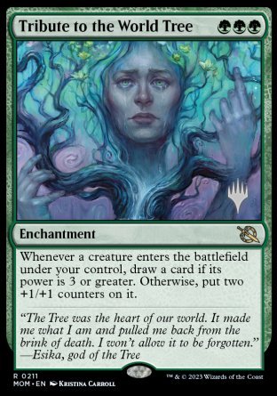 Tribute to the World Tree (Promo Pack) [March of the Machine Promos] | Gamer Loot