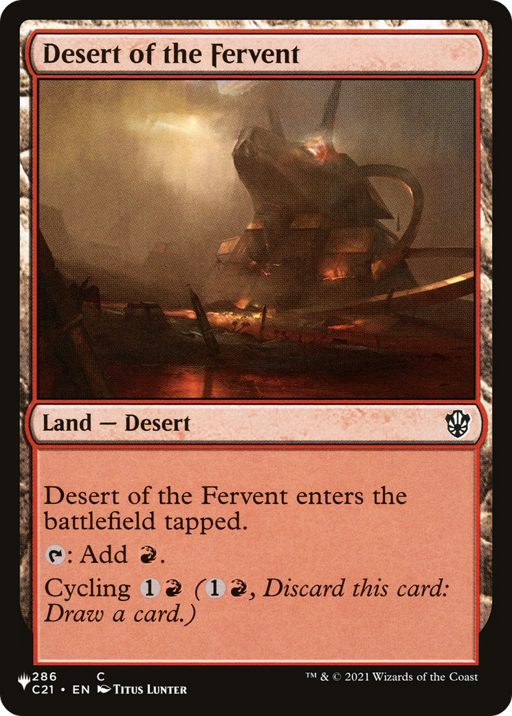 Desert of the Fervent [The List Reprints] | Gamer Loot