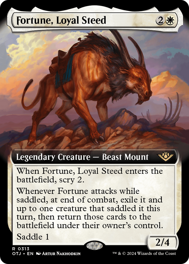 Fortune, Loyal Steed (Extended Art) [Outlaws of Thunder Junction] | Gamer Loot