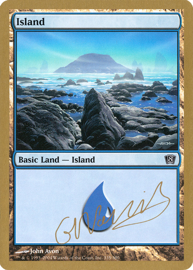 Island (gn335) (Gabriel Nassif) [World Championship Decks 2004] | Gamer Loot