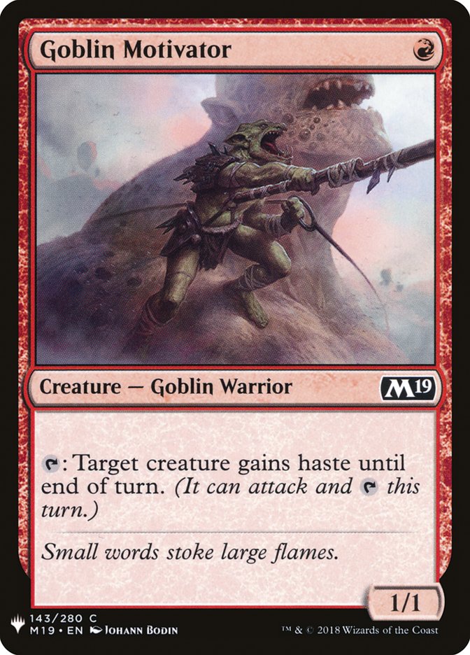 Goblin Motivator [Mystery Booster] | Gamer Loot