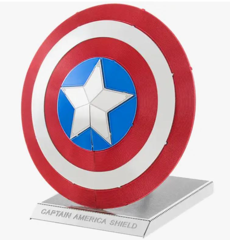 Metal Earth: Captain America's Shield - Color Marvel | Gamer Loot