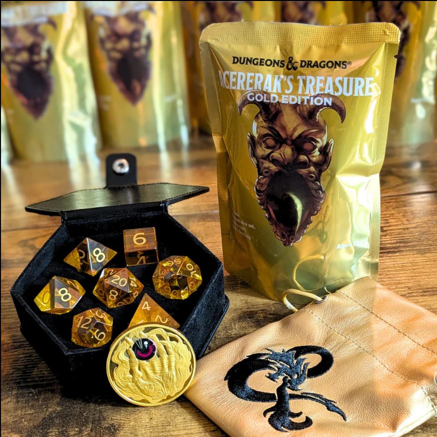 Sirius Dice: D&D Acererak's Treasure Packs: Gold Edition | Gamer Loot