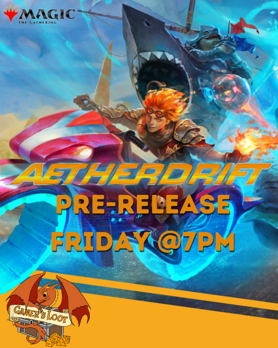 Magic: The Gathering Aetherdrift Pre-release | Gamer Loot