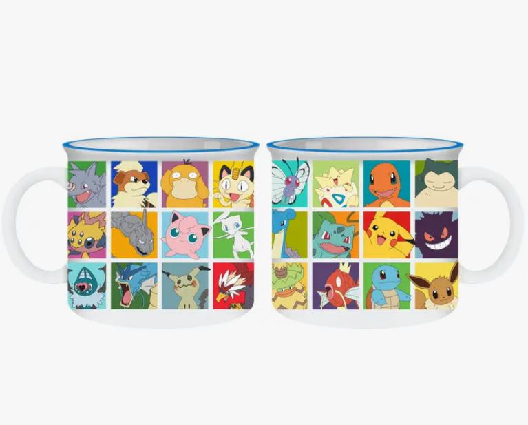 Pokémon Grid 20oz Ceramic Camper Mug | Gamer Loot